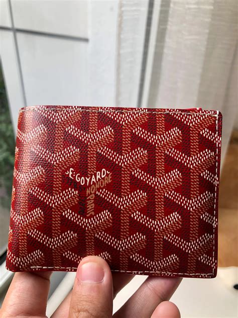 goyard men's wallet styles|goyard wallet retail price.